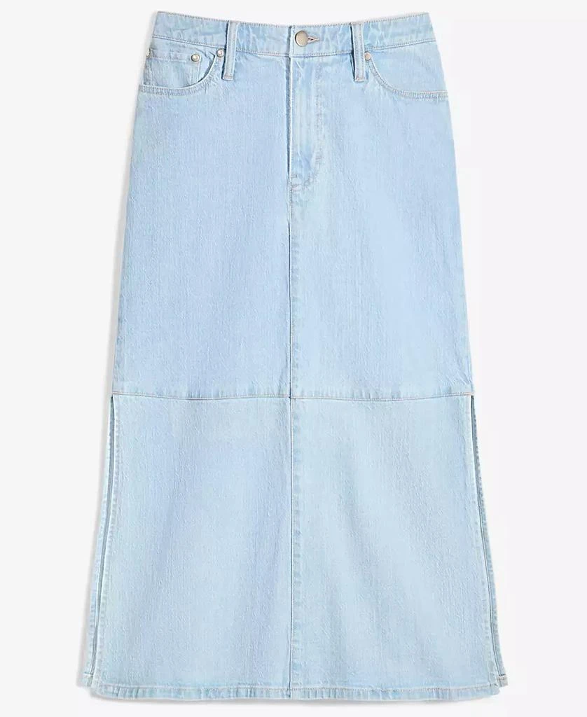 On 34th Women's Split-Seam Denim Midi Skirt, Exclusively at Macy's 5