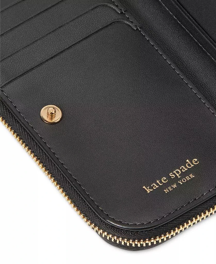 Kate Spade Devin Small Saffiano Leather Slim Bifold Wallet 4