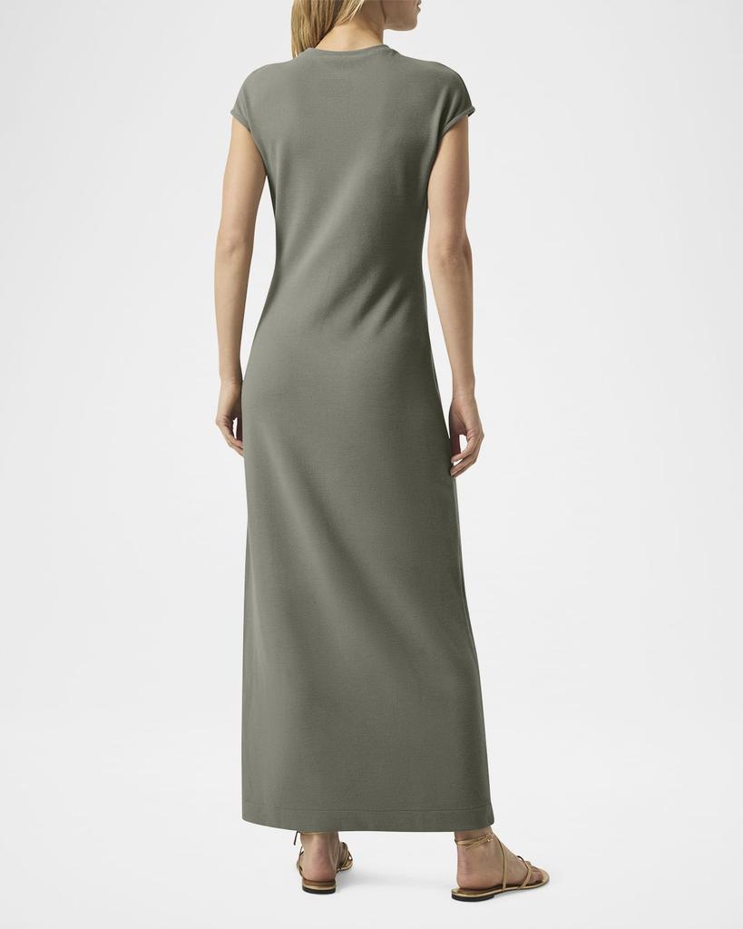 Splendid Waffle Scuba Midi Dress