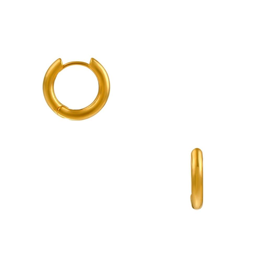 Orelia London Everyday Elevated Hoop Earrings