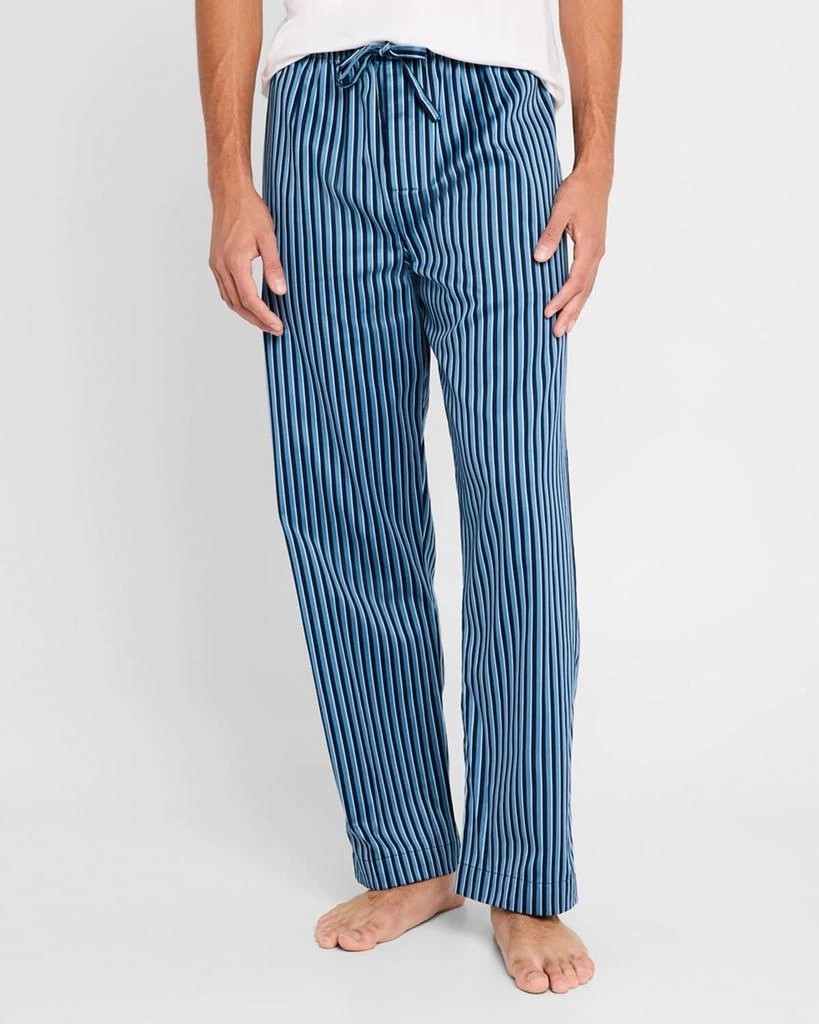 Derek Rose Men's Wellington Cotton Stripe Lounge Pants 4