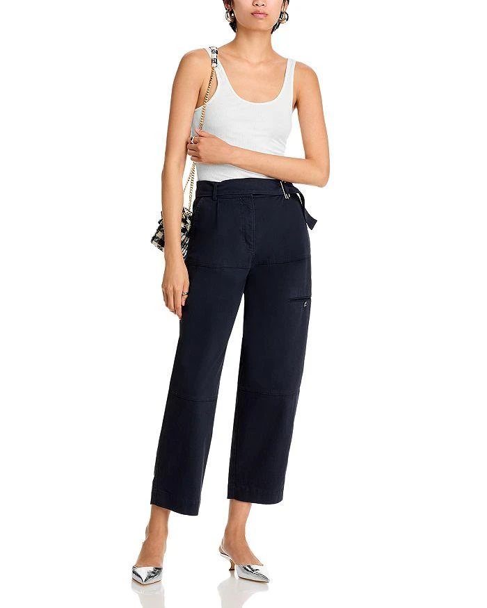 Hugo Boss Takane Belted High Waist Pants 2