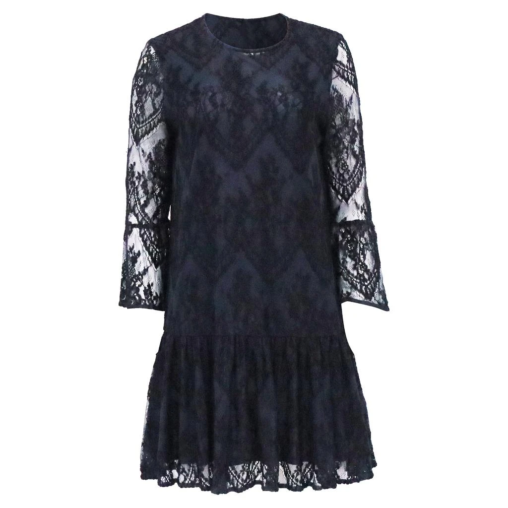 chinese dress ladies Ganni BLUE FLORAL CRINKLED SATIN LONG DRESS – Shop at the Mix