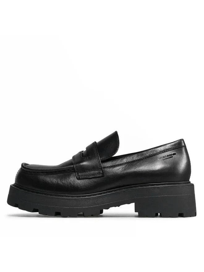 Vagabond Cosmo 2.0 5049-501-20 Flat Women's 8 Black Leather Loafers Shoes ZOGG15 3