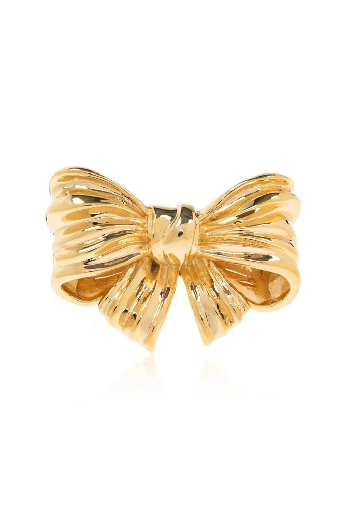 Dolce & Gabbana Dolce & Gabbana Bow-Detailed Two Finger Ring 1