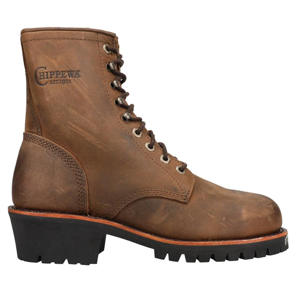 Chippewa Classic 2.0 Logger 8 inch Electrical Steel Toe Work Boots 1