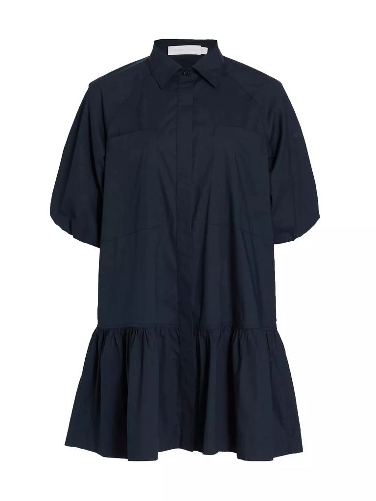 SIMKHAI Crissy Cotton Poplin Mini Shirtdress 1