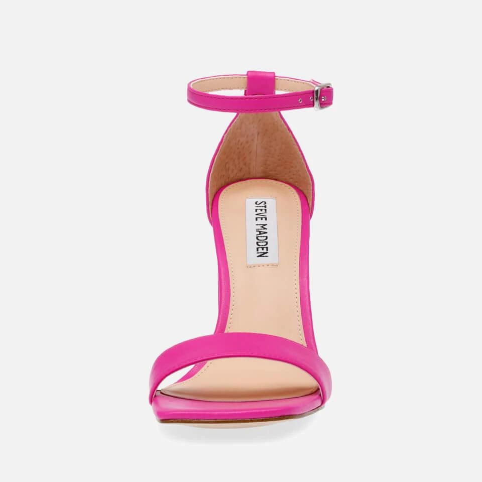 Steve Madden STEVE MADDEN AIRY LEATHER HEELED SANDALS 5