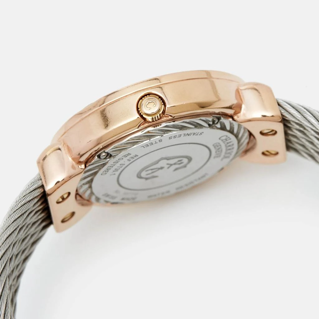 Charriol Charriol Mother Of Pearl Gold Plated And Stainless Steel St-Tropez ST30PC.560.014 Women's Wristwatch 30 mm 6