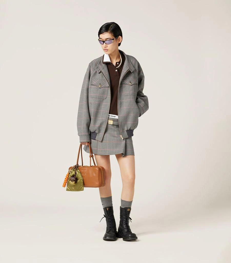 Miu Miu Leather Beau Top-Handle Bag 2