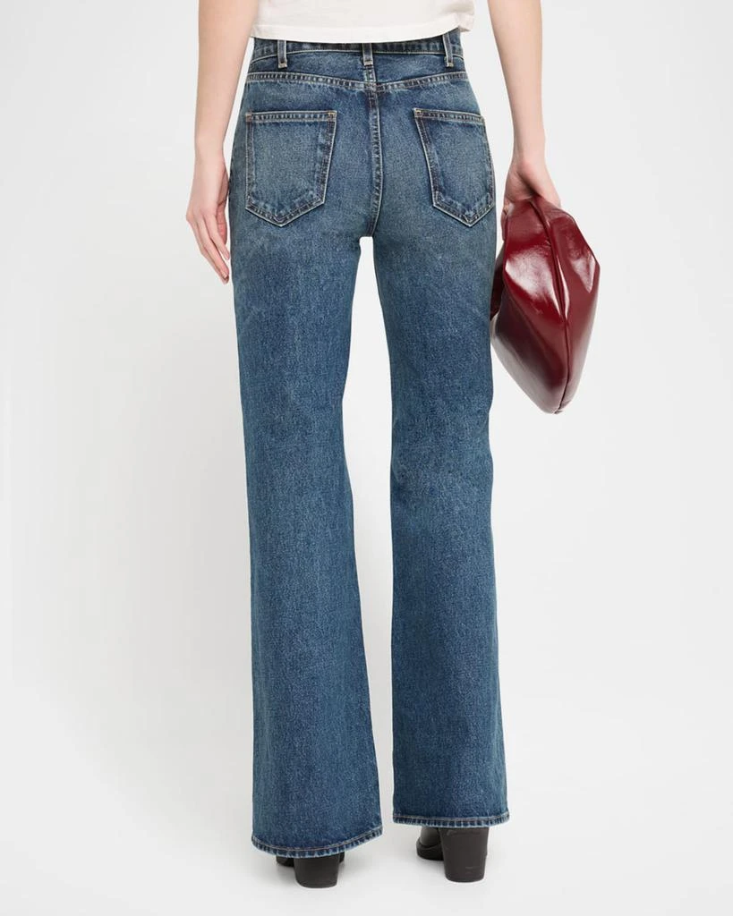 Nili Lotan Roe Mid-Rise Flare Jeans 3