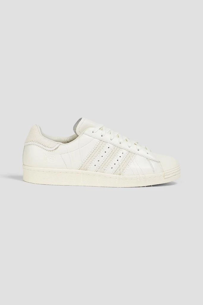 Adidas Superstar striped leather sneakers