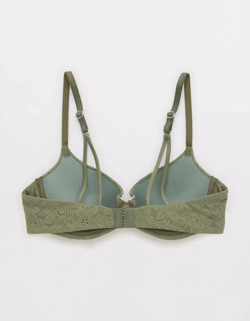 Aerie Sunnie Bloom Lace Demi Push Up Bra 5