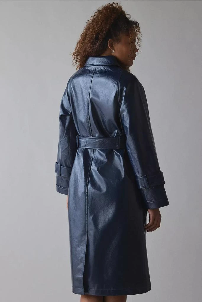 Hosbjerg Hosbjerg Ray Tori Faux Leather Trench Coat 4