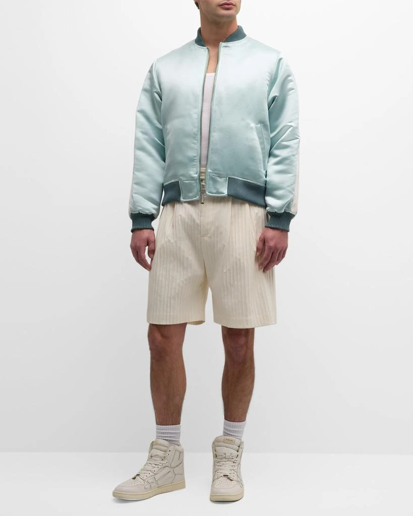 Rhude Men's Rhude Boys 02 Satin Bomber Jacket 3