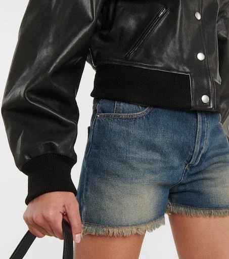 Isabel Marant Adriel leather bomber jacket 5