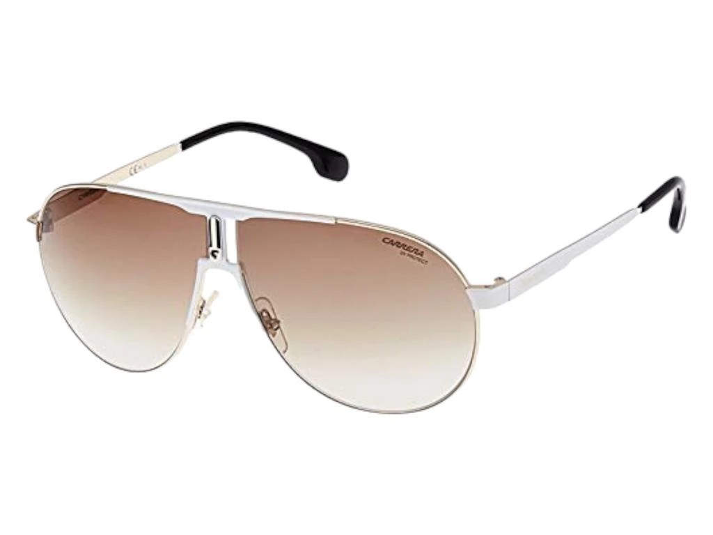 Carrera CARRERA Unisex 1005/S White Frame Gradient Lens Aviator Sunglasses 1