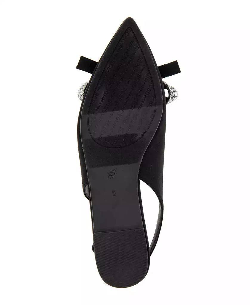 BCBG Women's Katly Pointed Toe Slingback Flats 5