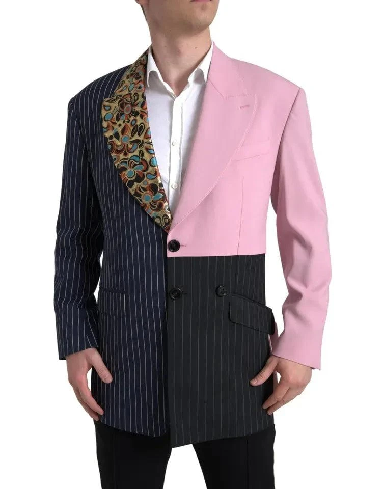 Dolce 
Gabbana Patchwork Single Breasted Men
s Blazer (Pre-Owned)