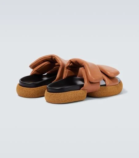 Dries Van Noten Leather platform sandals 6
