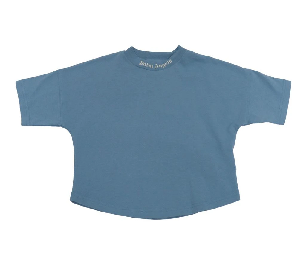 Palm Angels Palm Angels Kids Logo Printed Crewneck T-Shirt 1
