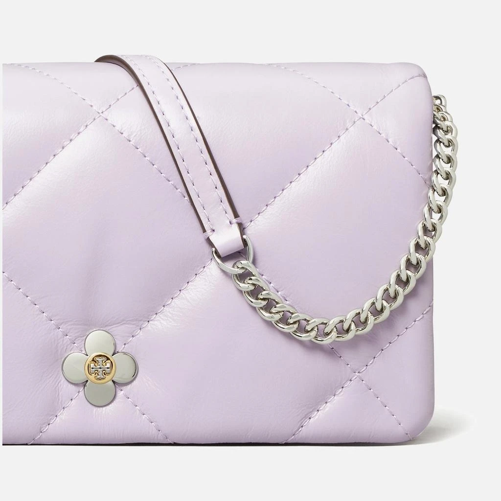 Tory Burch Tory Burch Kira Clover Diamond-Quilted Leather Chain Wallet 3