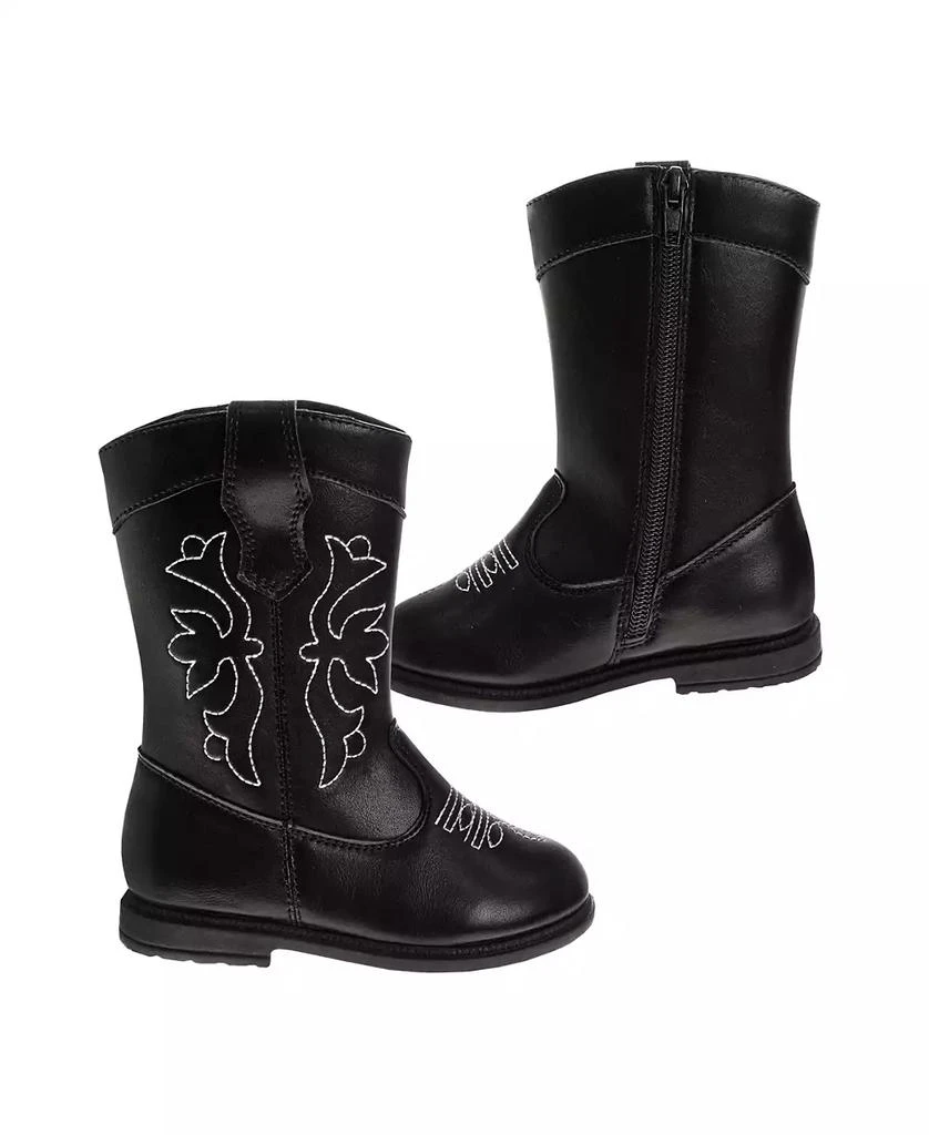 Laura Ashley Toddler Little Girls Cowgirl Boots 4