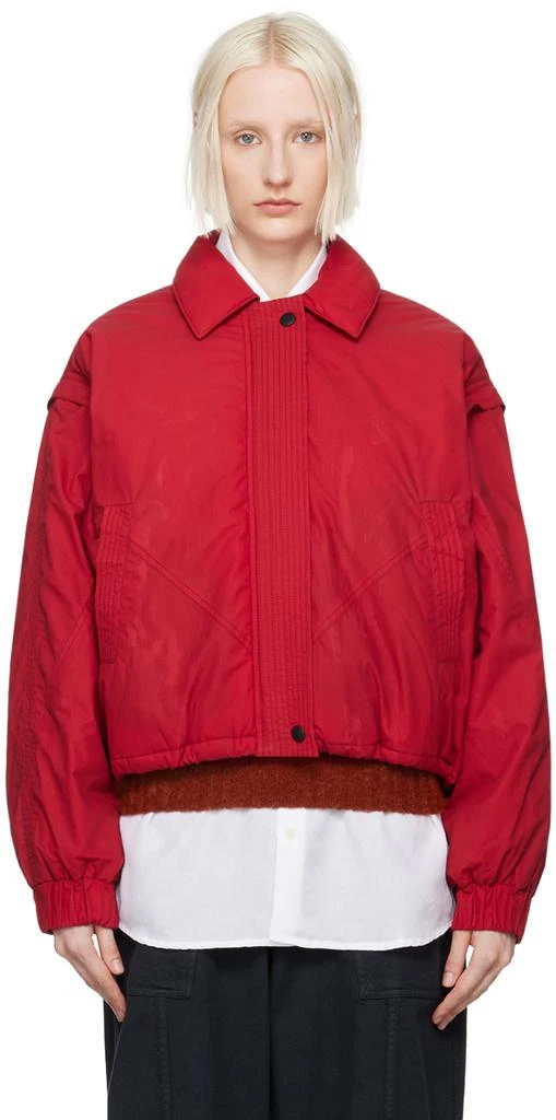 YMC YOU MUST CREATE Red Heath Bomber Jacket 1