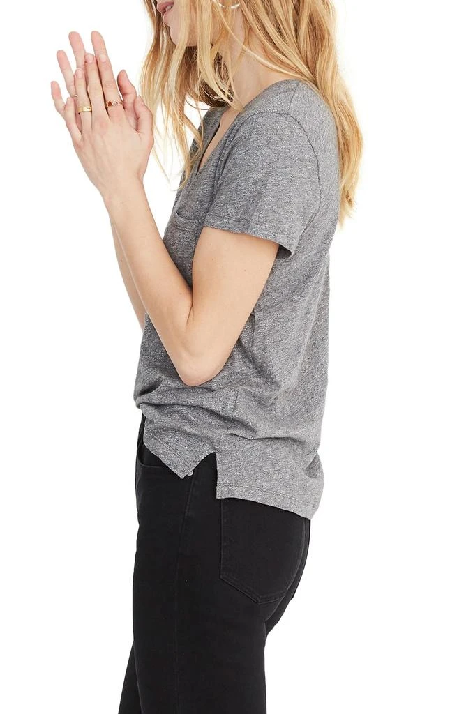 Madewell Whisper Cotton V-Neck Pocket Tee 3