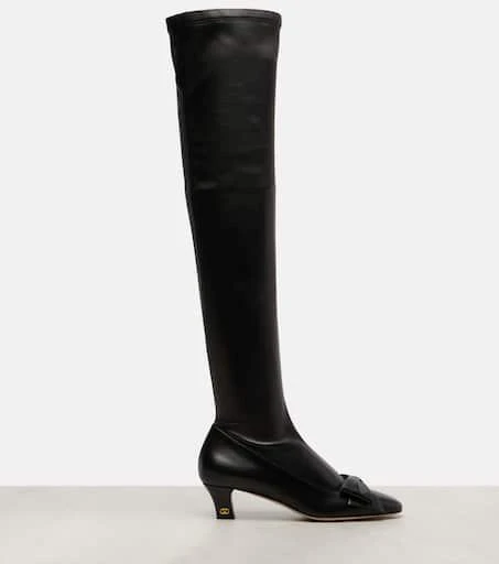 Valentino Bowow 45 leather over-the-knee boots 4