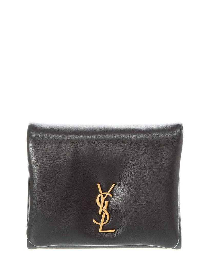 Yves Saint Laurent Calypso Compact Pillow Leather Wallet 1