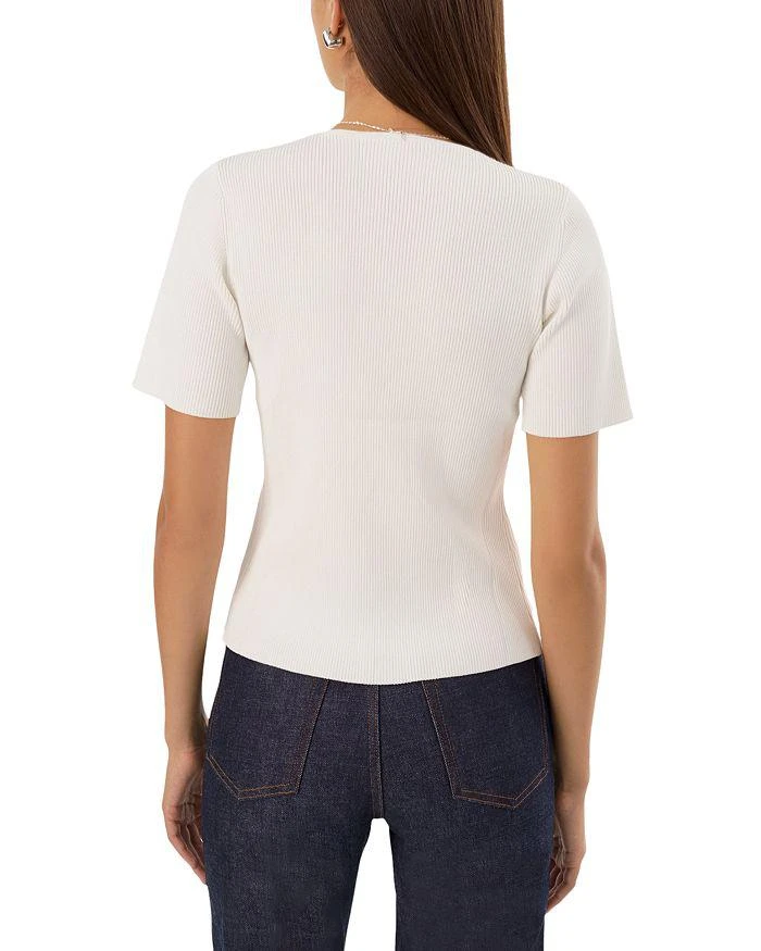 LaMarque Aurelie Ribbed V Neck Top 3