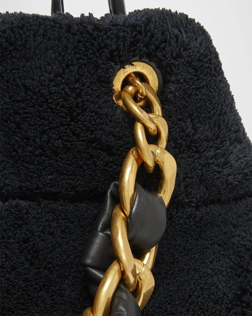 Balmain 1945 Soft Tote Bag in Terry Cloth 6