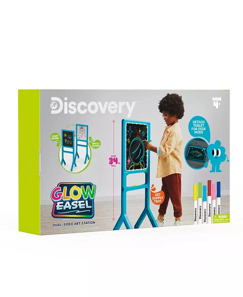Discovery Kids Glow Easel Dual-Sided Art Station 10