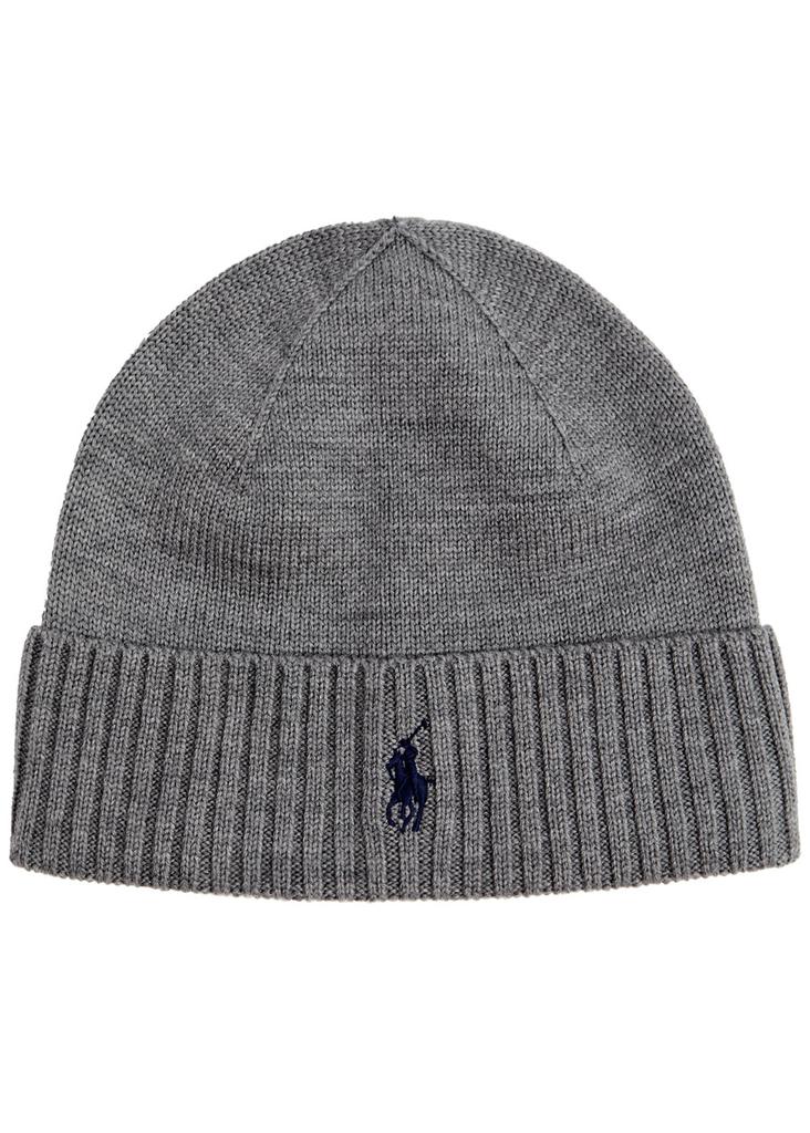 Ralph Lauren Logo-embroidered wool beanie