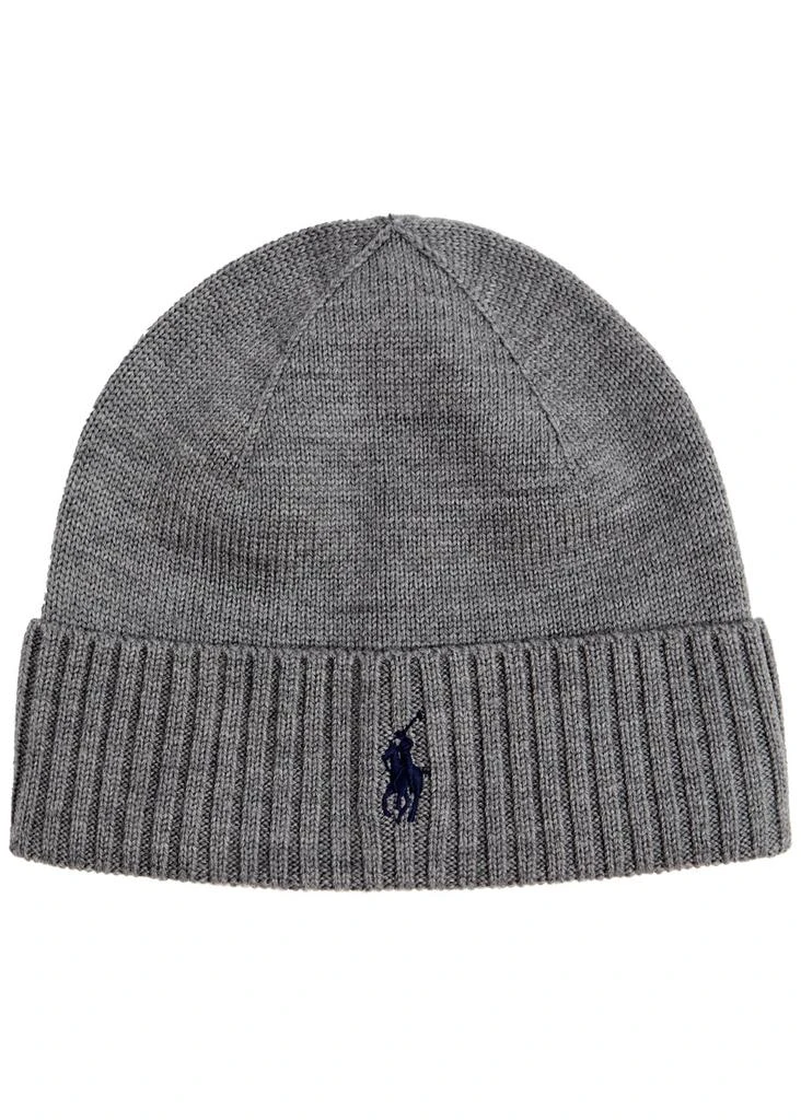 Ralph Lauren Logo-embroidered wool beanie 1