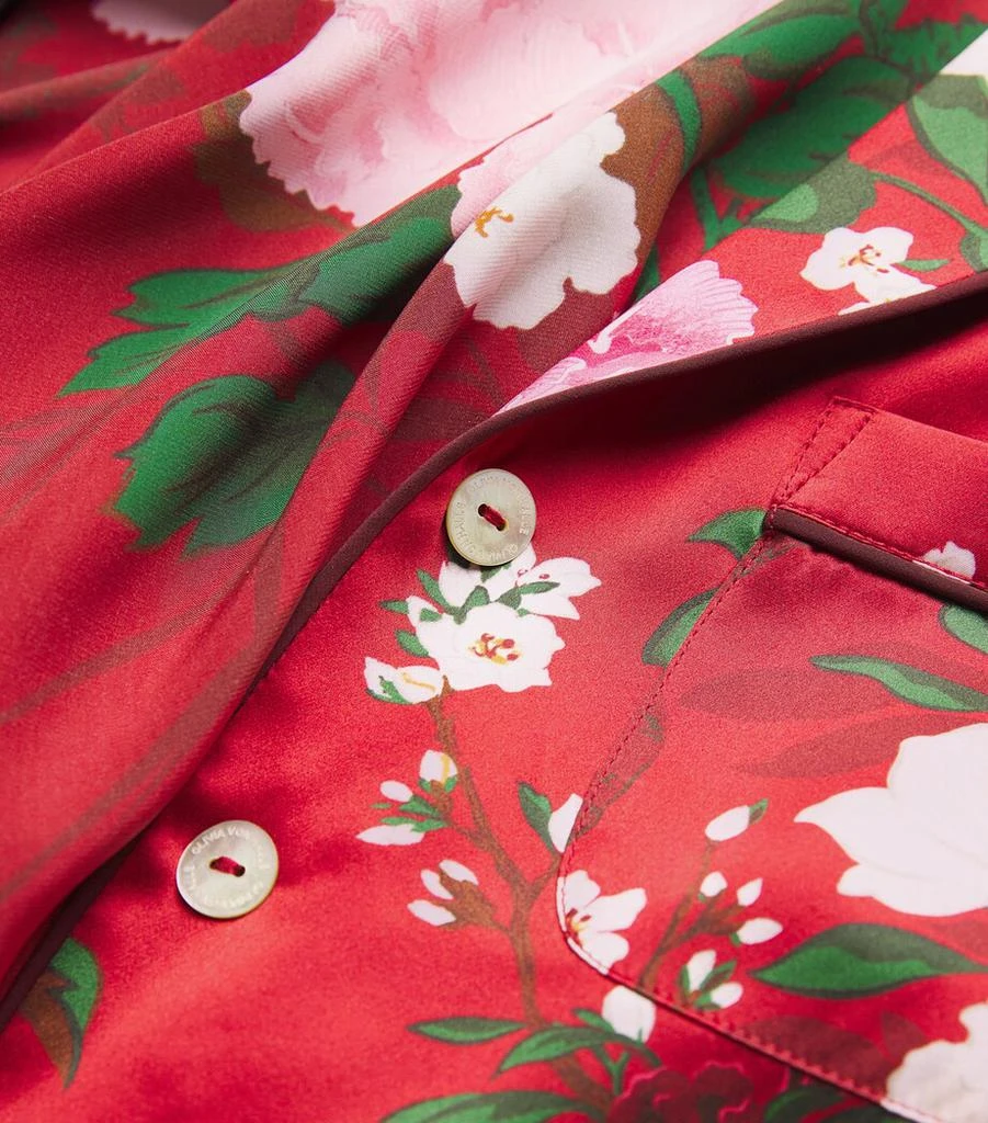 OLIVIA VON HALLE Silk Floral Print Lila Tardieu Pyjama Set 2