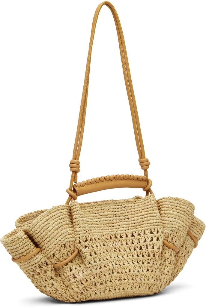 Hereu Beige 
Tan Arta Mini Raffia Bag 3