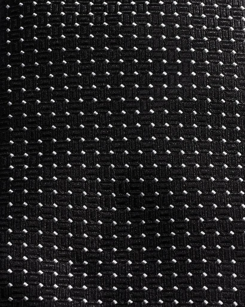 David Donahue Classic Grid Silk Tie 3