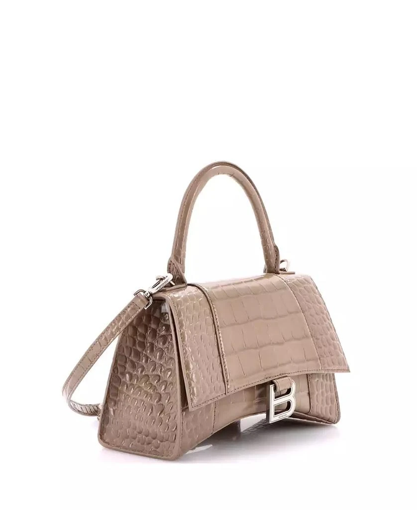 Pre-Owned Balenciaga Small Hourglass Top Handle Bag Embossed Leather 2