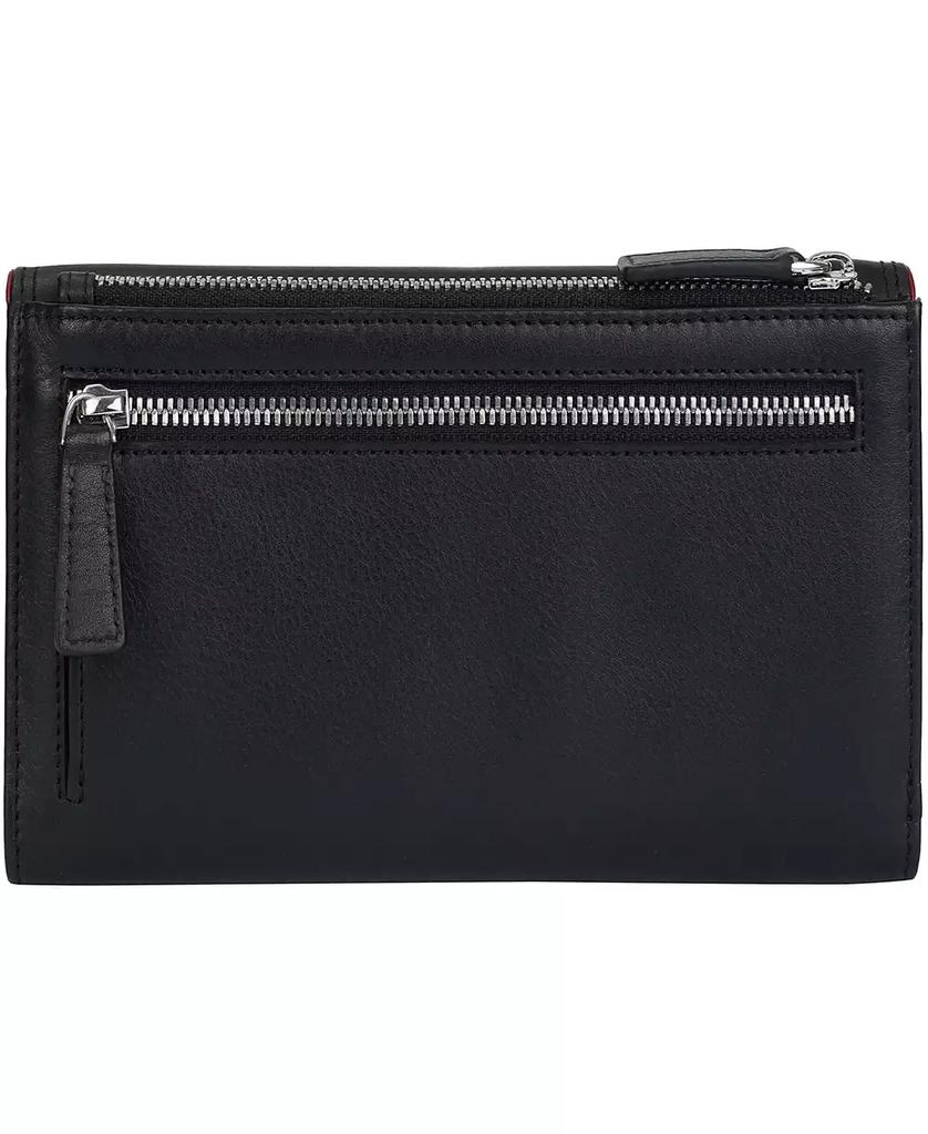 Mancini Leather Goods Women's Sonoma RFID Secure Clutch Wallet