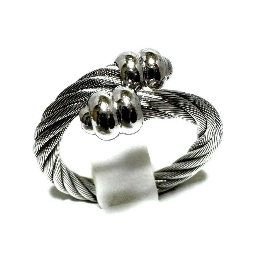 Philippe Charriol Stainless Steel Band Ring (Pre-Owned)