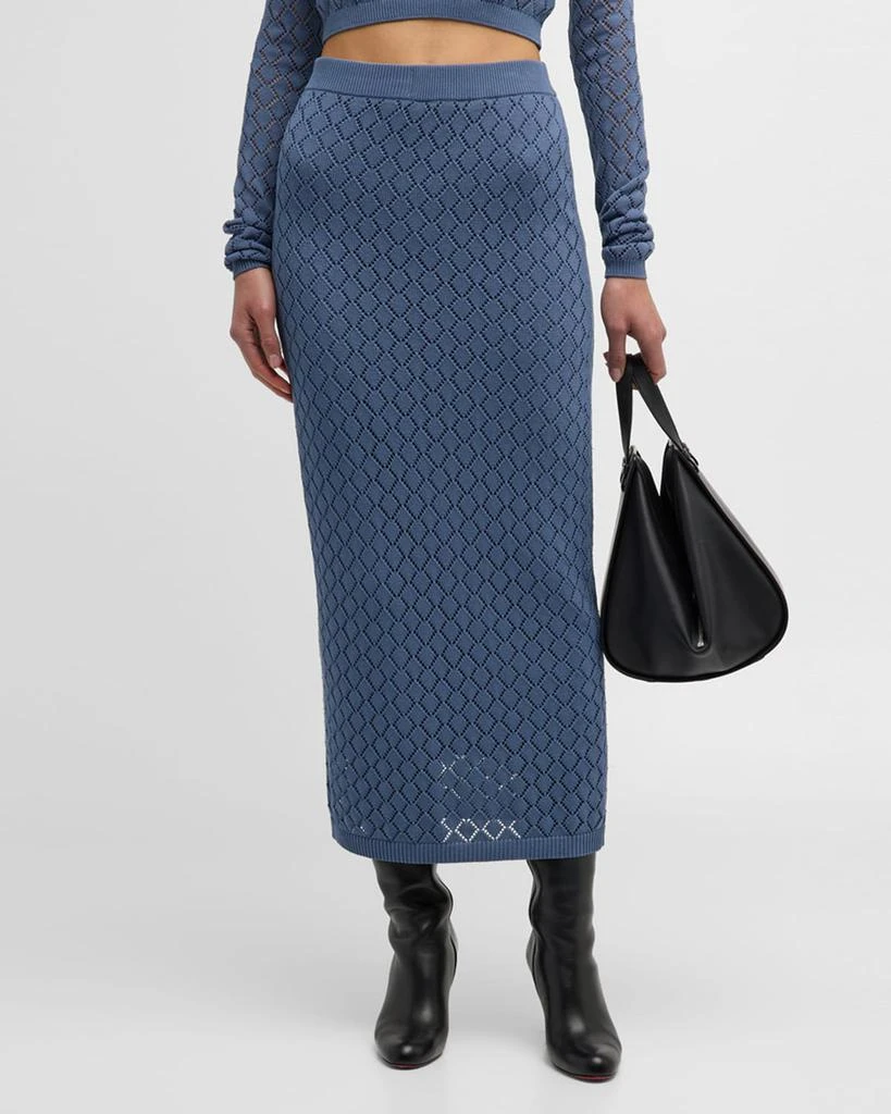 A.L.C. Addison Pointelle Knit Skirt 3