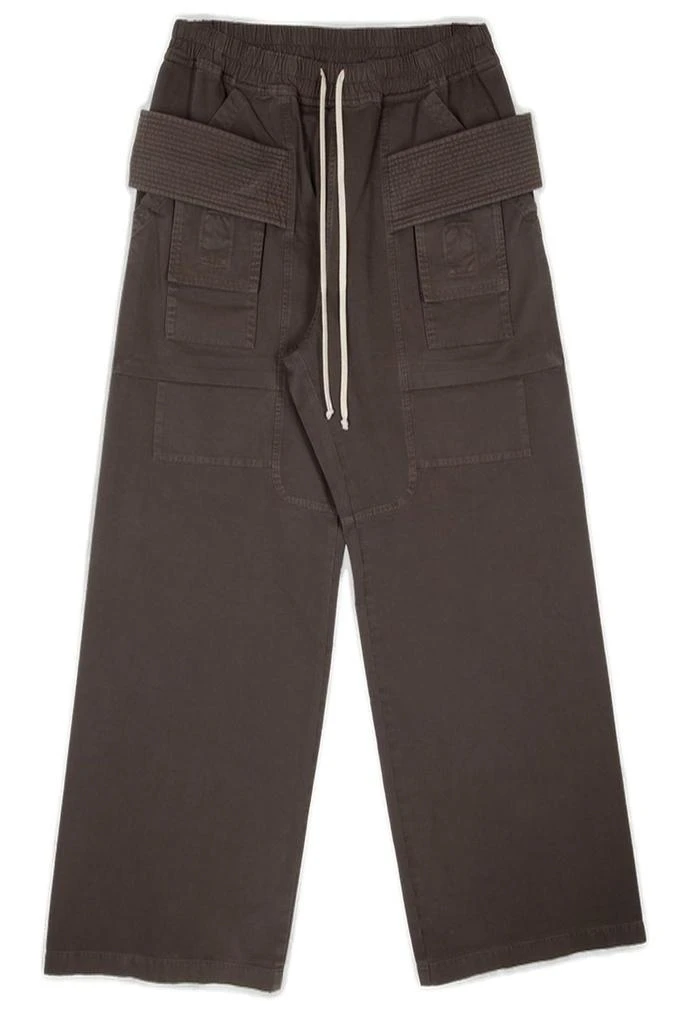 Rick Owens Rick Owens DRKSHDW Creatch Wide Cargo Drawstring Pants from Cettire