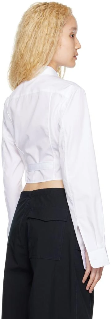 Dion Lee White Interlock Shirt 3