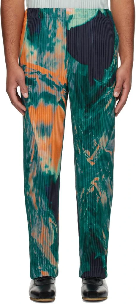 Homme Plissé Issey Miyake Multicolor Agate Trousers