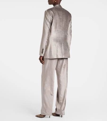 Brunello Cucinelli Cotton-blend velvet blazer 3