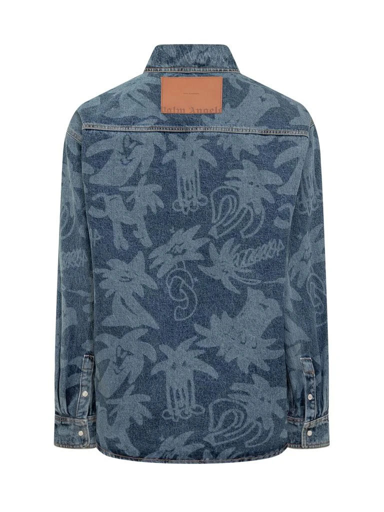 Palm Angels Palm Angels Palmity Button-Up Denim Shirt 2