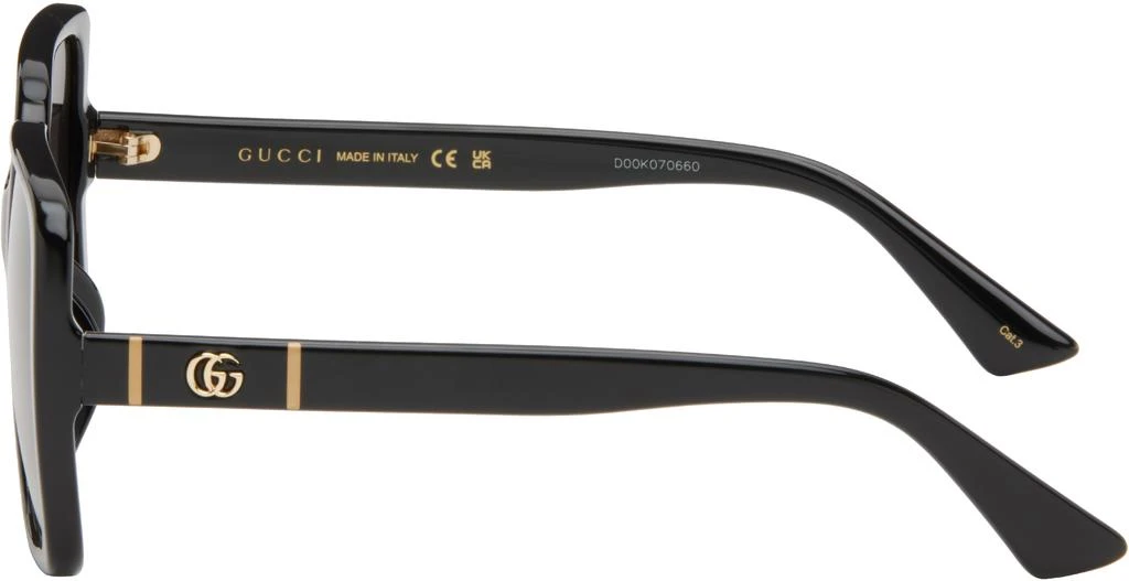 Gucci Black Lines Thin GG Temple Sunglasses 3