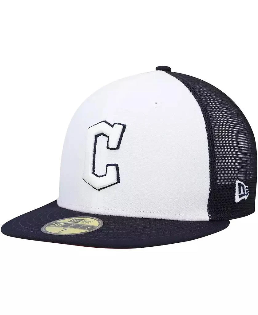 New Era Men's Navy and White Cleveland Guardians 2023 On-Field Batting Practice 59FIFTY Fitted Hat 2
